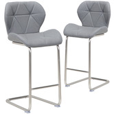 Keys Road Designs 66cm Jacob Faux Leather Barstools