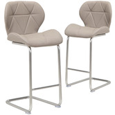 Keys Road Designs 66cm Jacob Faux Leather Barstools
