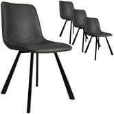 Keys Road Designs Sandra Faux Leather Dining Chairs