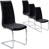 Keys Road Designs Cooper Faux Leather Dining Chairs