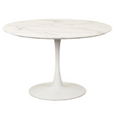 Keys Road Designs 4 Seater Tulip Replica Dining Table &amp; Rose Chair Set