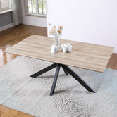 Keys Road Designs Harvey Rectangular Extendable Dining Table | Temple ...