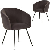 Keys Road Designs 4 Seater Tulip Replica Dining Table &amp; Rose Chair Set
