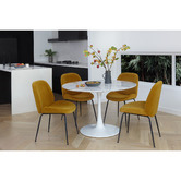 Keys Road Designs Humphrey Matte Velvet Dining Chairs