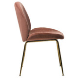Keys Road Designs Hage Velvet Dining Chairs