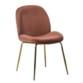Keys Road Designs Hage Velvet Dining Chairs