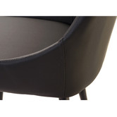 Keys Road Designs Stephen Faux Leather Dining Chairs