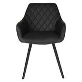 Keys Road Designs Zeus Faux Leather Dining Chairs
