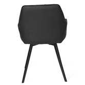 Keys Road Designs Zeus Faux Leather Dining Chairs