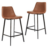 Keys Road Designs 65cm Sandra Faux Leather Barstools