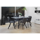 Keys Road Designs Aileen Extendable Ceramic Dining Table