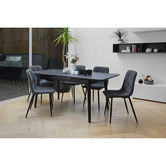 Keys Road Designs Aileen Extendable Ceramic Dining Table