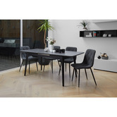 Keys Road Designs Aileen Extendable Ceramic Dining Table