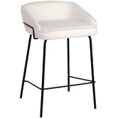 Keys Road Designs 66cm Ancel Boucle Barstools