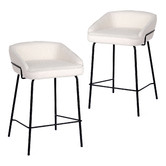 Keys Road Designs 66cm Ancel Boucle Barstools