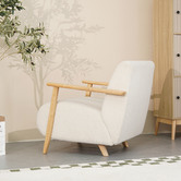 Keys Road Designs Clay Boucle Occasional Chair
