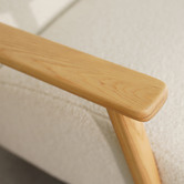 Keys Road Designs Clay Boucle Occasional Chair