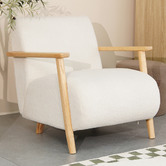 Keys Road Designs Clay Boucle Occasional Chair