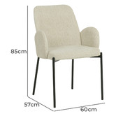 Keys Road Designs Parry Upholstered Dining Chairs