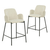Keys Road Designs 65cm Lyka Upholstered Barstools