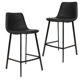 Keys Road Designs 65cm Sandra Faux Leather Barstools