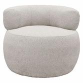 Keys Road Designs Brey Boucle Swivel Accent Chair