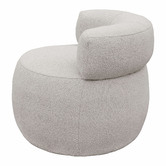 Keys Road Designs Brey Boucle Swivel Accent Chair