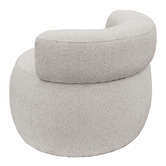 Keys Road Designs Brey Boucle Swivel Accent Chair
