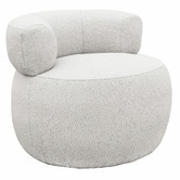 Keys Road Designs Brey Boucle Swivel Accent Chair