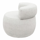 Keys Road Designs Brey Boucle Swivel Accent Chair