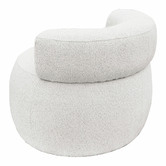 Keys Road Designs Brey Boucle Swivel Accent Chair
