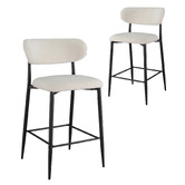 Keys Road Designs 66cm Lorwie Boucle Barstools