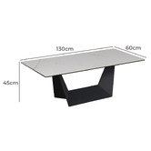 Keys Road Designs Edmund Ceramic Coffee Table