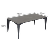 Keys Road Designs Quill Ceramic Indoor/Outdoor Coffee Table