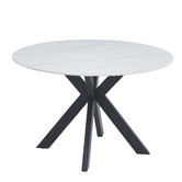 Keys Road Designs Athena Round Ceramic Dining Table