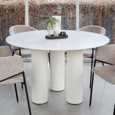 Keys Road Designs Amara Ceramic Dining Table