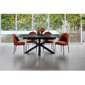 Keys Road Designs Hillary Extendable Ceramic Outdoor Dining Table