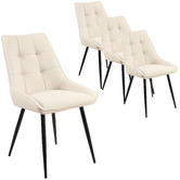 Keys Road Designs Orion Faux Leather Dining Chairs