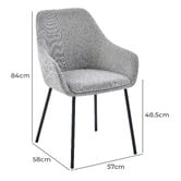 Keys Road Designs Luxus Upholstered Dining Chairs