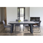 Keys Road Designs Vektas Extendable Ceramic Outdoor Dining Table