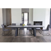 Keys Road Designs Vektas Extendable Ceramic Outdoor Dining Table
