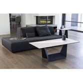 Keys Road Designs Edmund Rectangular Ceramic Coffee Table