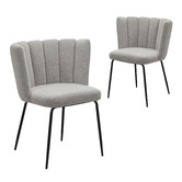 Keys Road Designs Bannon Boucle Dining Chairs