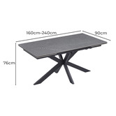 Keys Road Designs Steven Extendable Dining Table