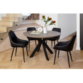 Keys Road Designs Stephen Faux Leather Dining Chairs