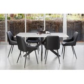 Keys Road Designs Alexa Faux Leather Dining Chairs