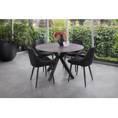 Keys Road Designs Alexa Faux Leather Dining Chairs