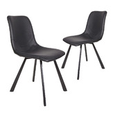 Keys Road Designs Sandra Faux Leather Dining Chairs