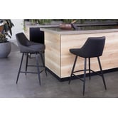 Keys Road Designs 62cm Wesley Faux Leather Barstools