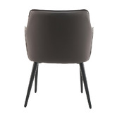 Keys Road Designs Miles Faux Leather Dining Chairs